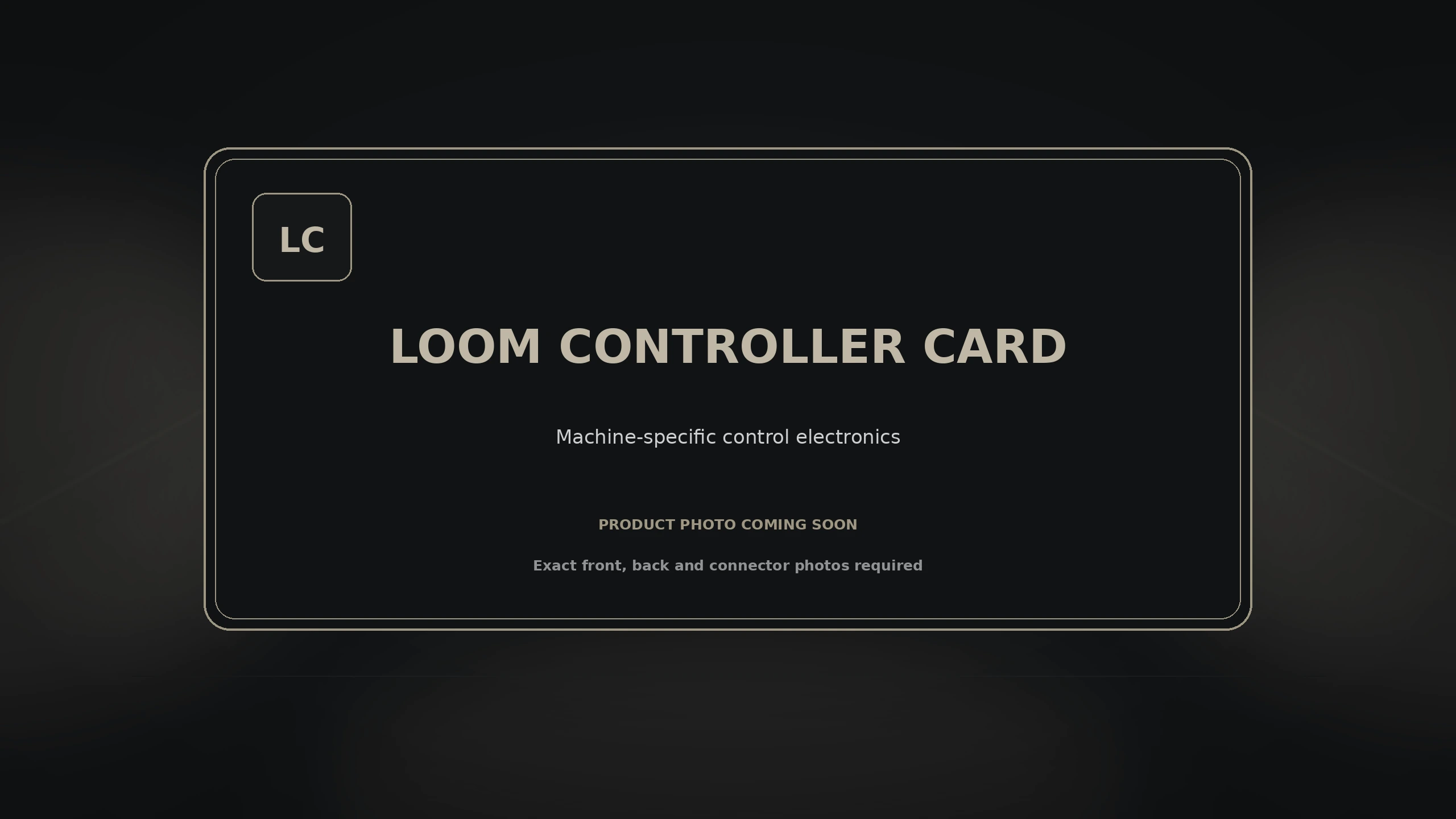 Loom Controller Card