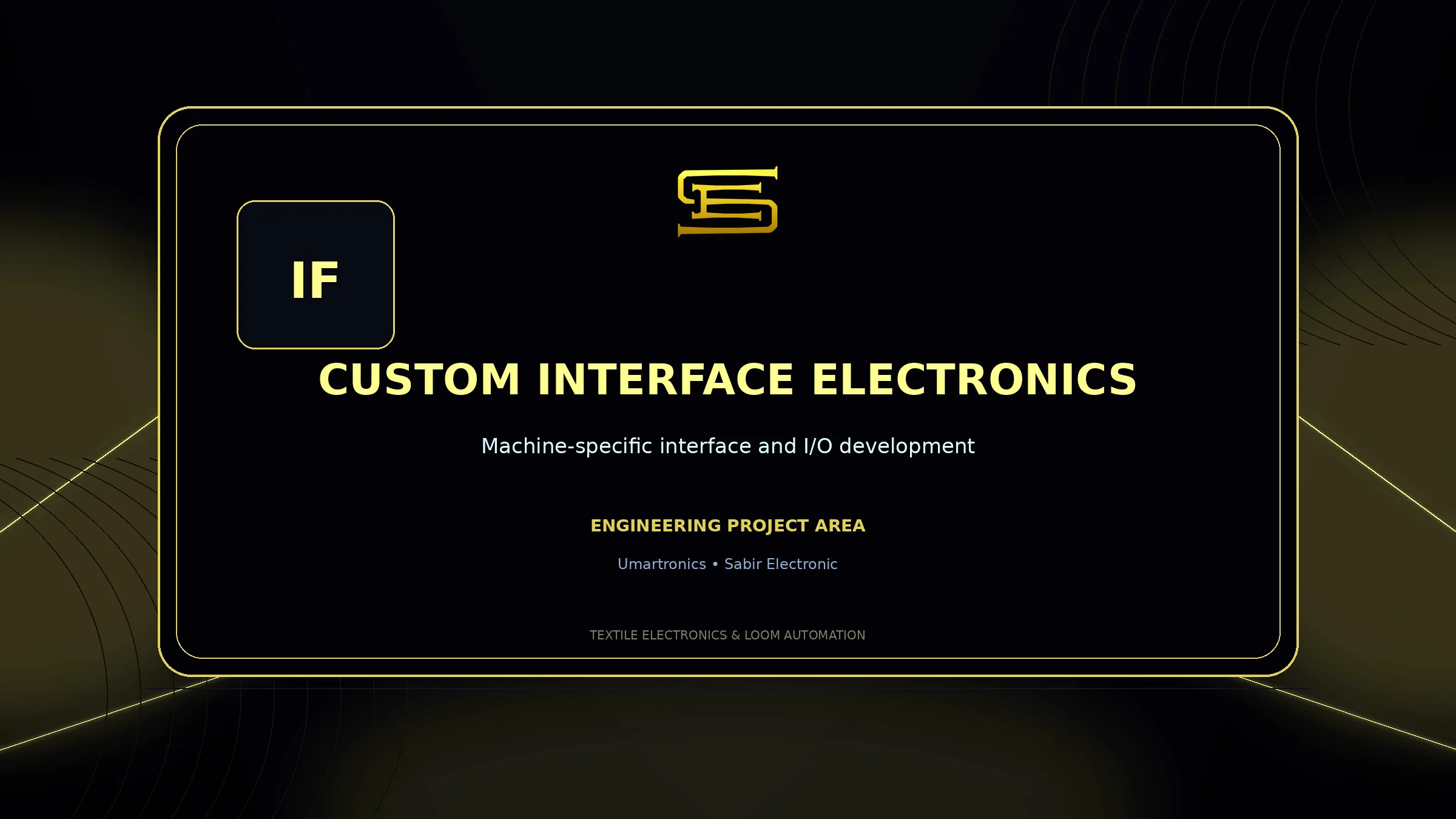 Industrial electronics development
