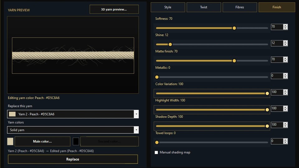 SE Weave Pro Yarn Editor demonstration