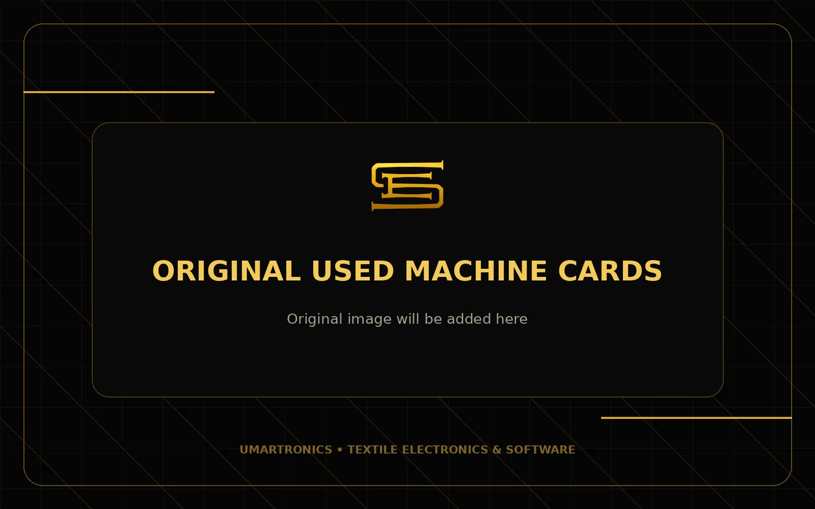 Original used textile machine electronic cards in stock